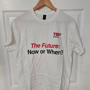 TEDx Staten Island Official Event White T-Shirt – Limited Edition – Unisex M/L